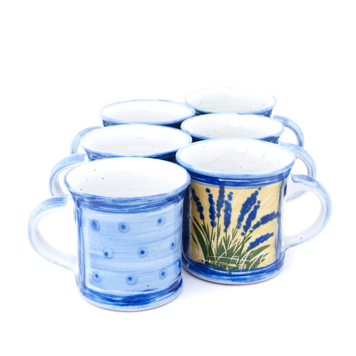 Satz Tasse gerade  Provence  6 Stück