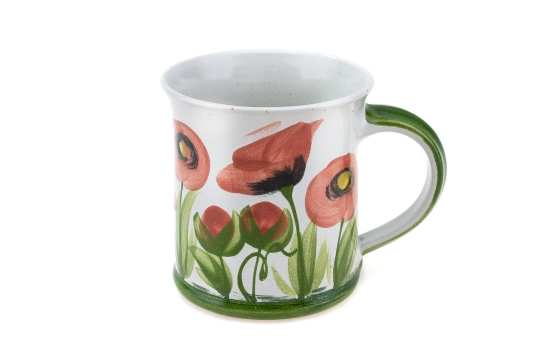 Tasse gerade groß Mohnblume