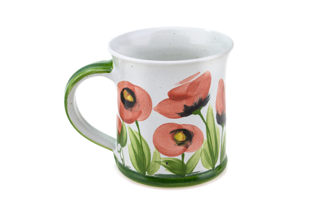 Tasse gerade groß Mohnblume