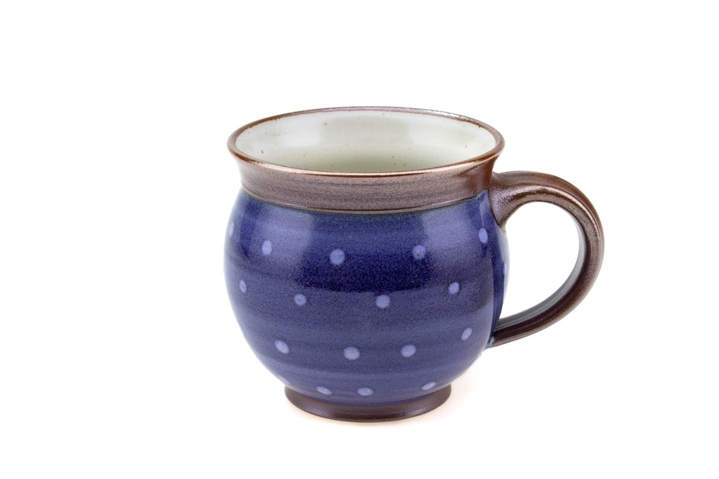 Punktetasse blau