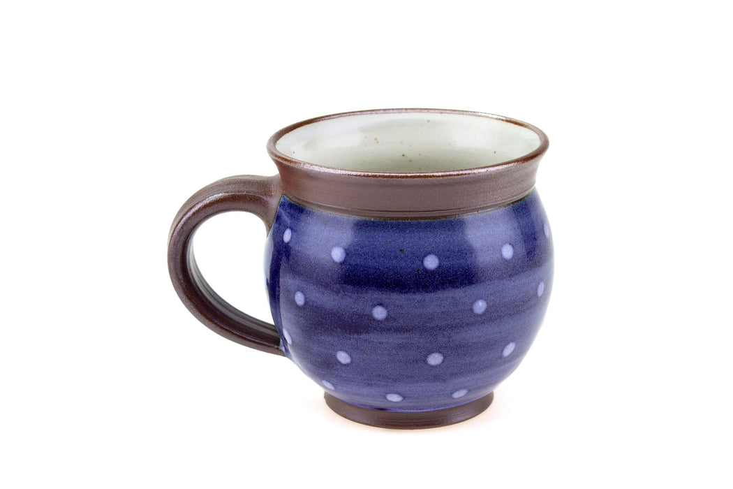 Punktetasse blau