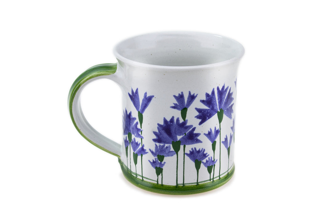 Tasse gerade groß Kornblume